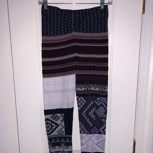 Free People Tribal Thermal Leggings